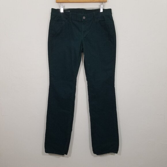 Ann Taylor Pants - Ann Taylor Deep Forest Straight Leg Cords